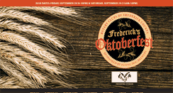 Desktop Screenshot of frederickoktoberfest.org