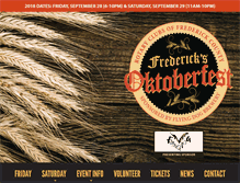 Tablet Screenshot of frederickoktoberfest.org